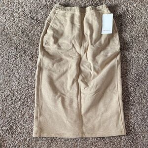 Lululemon Athletica Tan Pencil Skirt